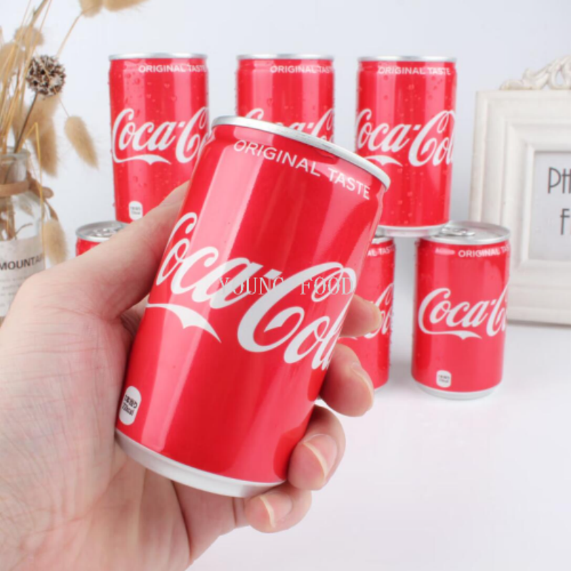 包邮！日本原装进口Coca Cola迷你版小罐可口可乐碳酸饮料160ml