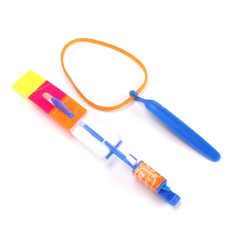 Night market luminous bamboo dragonflies, luminous flying swords, flying fairies, string pulling frisbees, outdoor children's toys, ground promotion gifts, luminous toys Application Scenario