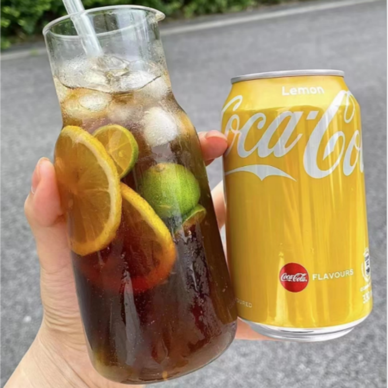 包邮香港进口柠檬可口可乐CoCo可乐柠檬味330ml 碳酸饮料汽水饮品详情5
