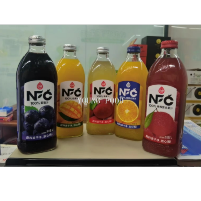 批发包邮休闲食品饮料水果汁天然饮品聚会畅饮 动康100%苹果汁1L详情2