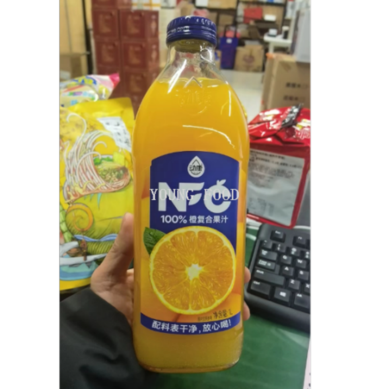 批发包邮休闲食品饮料水果汁天然饮品聚会畅饮 动康100%苹果汁1L详情6