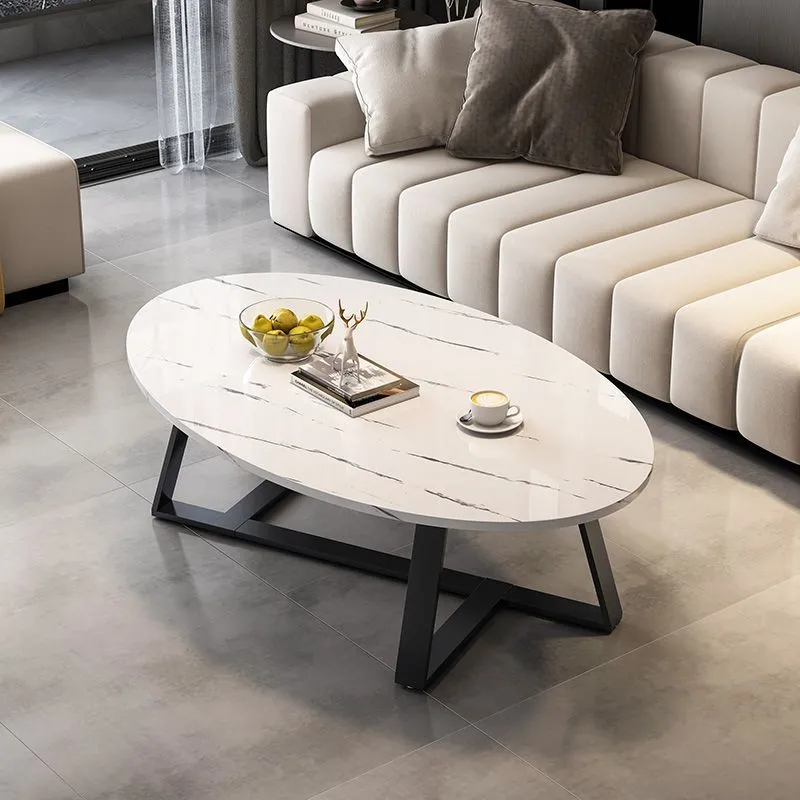 茶几小户型客厅出租房简约仿岩板茶桌家用现代轻奢办公室喝水茶台