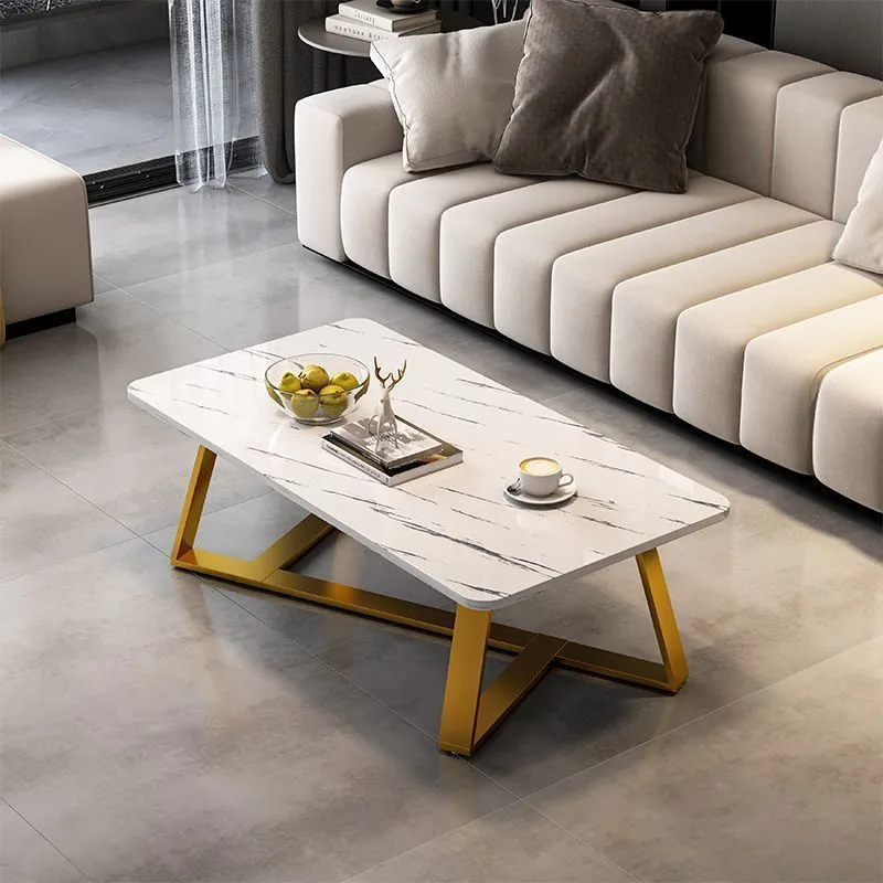 背景柜/岩板折叠餐桌加炉火白底实物图