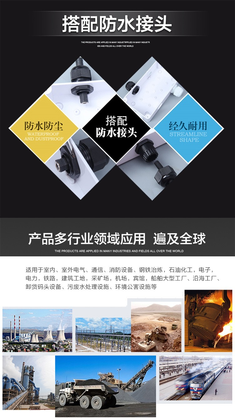 ABS防水接线盒/电线分线盒/端子盒/防水盒塑料详情3