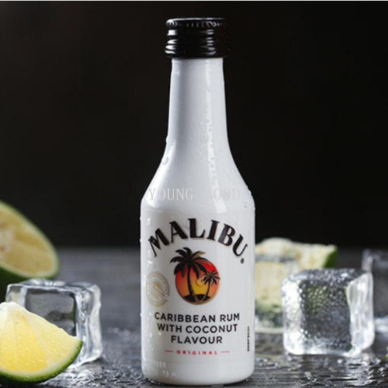 批发包邮！西班牙进口酒版 马利宝椰子朗姆酒50ml塑料瓶 零食手办