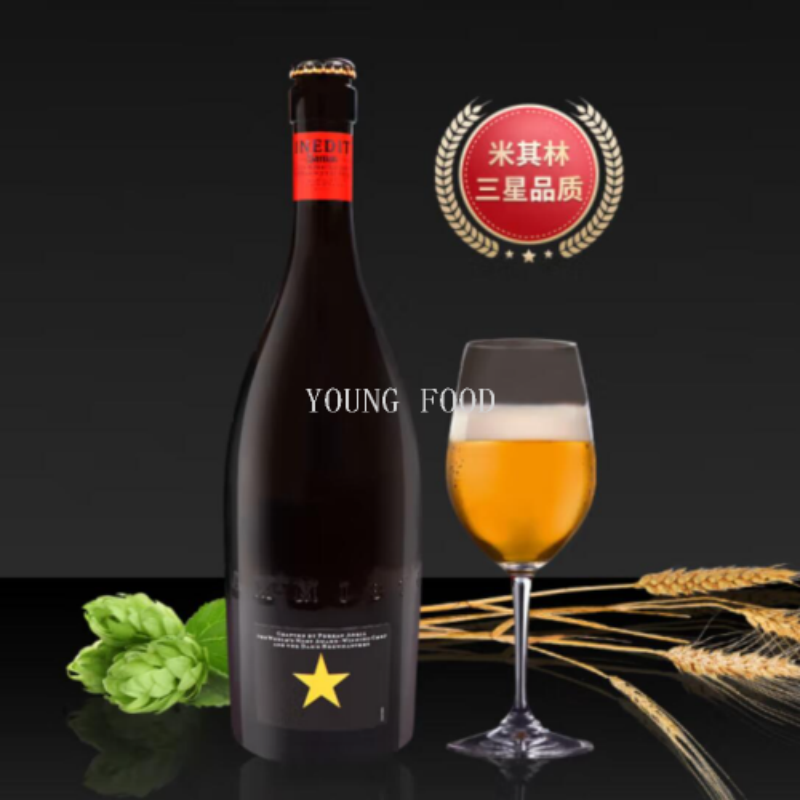 批发包邮！NOUVEAU进口零食西班牙艾帝达姆大星小麦精酿啤酒750ml