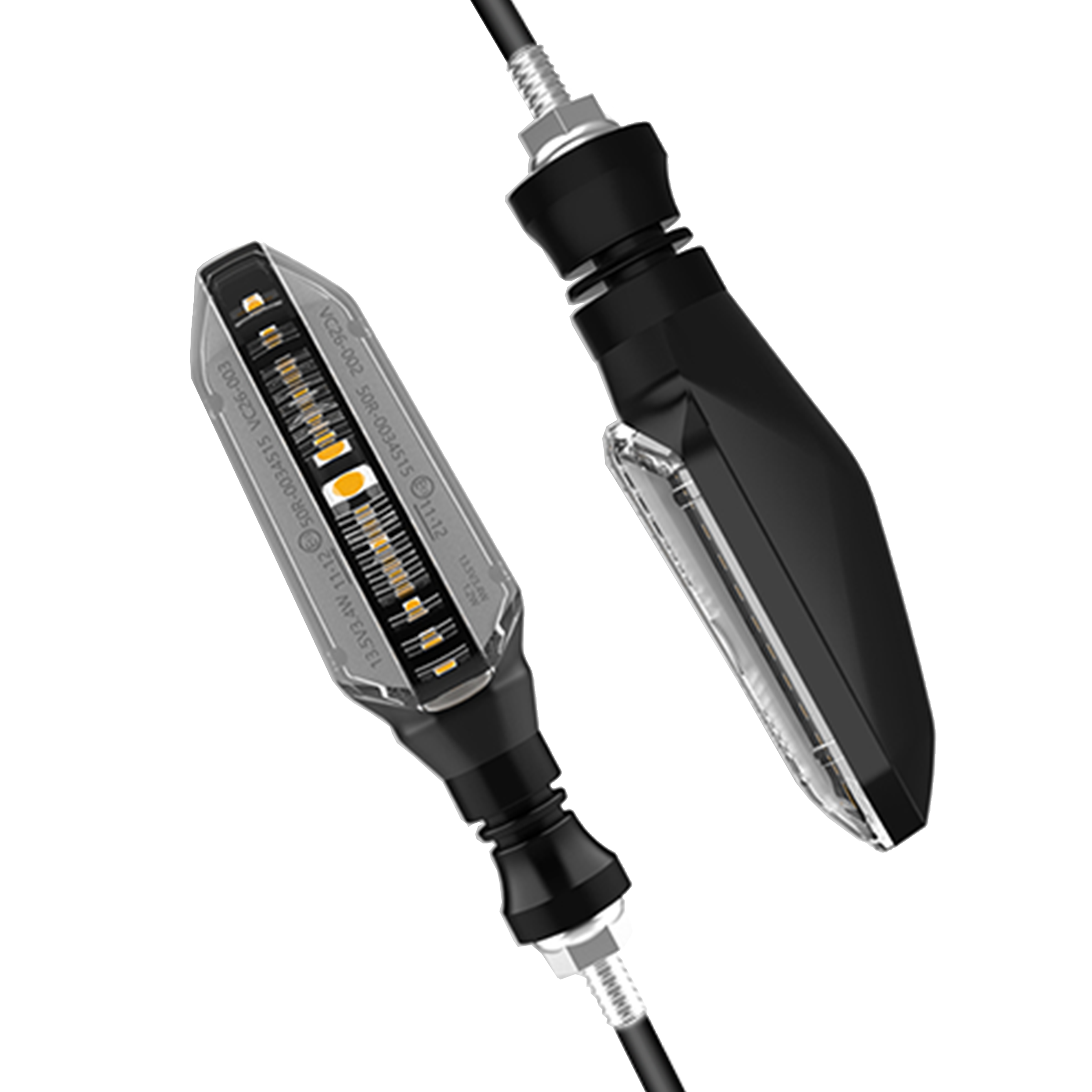 The LED turn signal is suitable for most general purpose motorcycles and electric vehicles to turn the water lamp direction indicator Item Picture