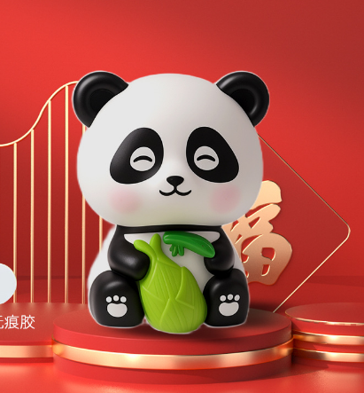 National trend Maneki Neko collectibles, solar-powered panda Maneki Neko Item Picture