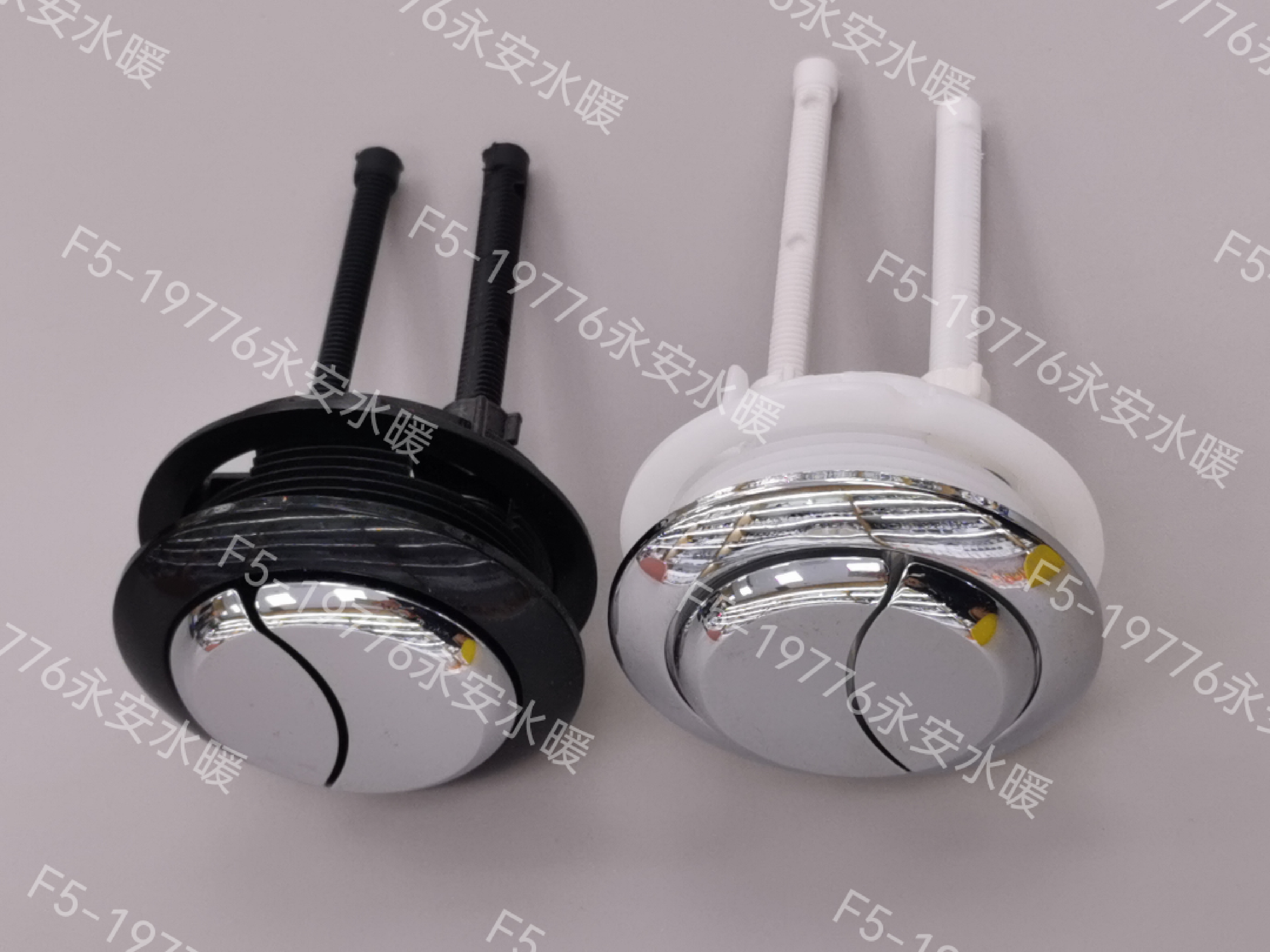 马桶水箱配件冲水按钮大面双按图