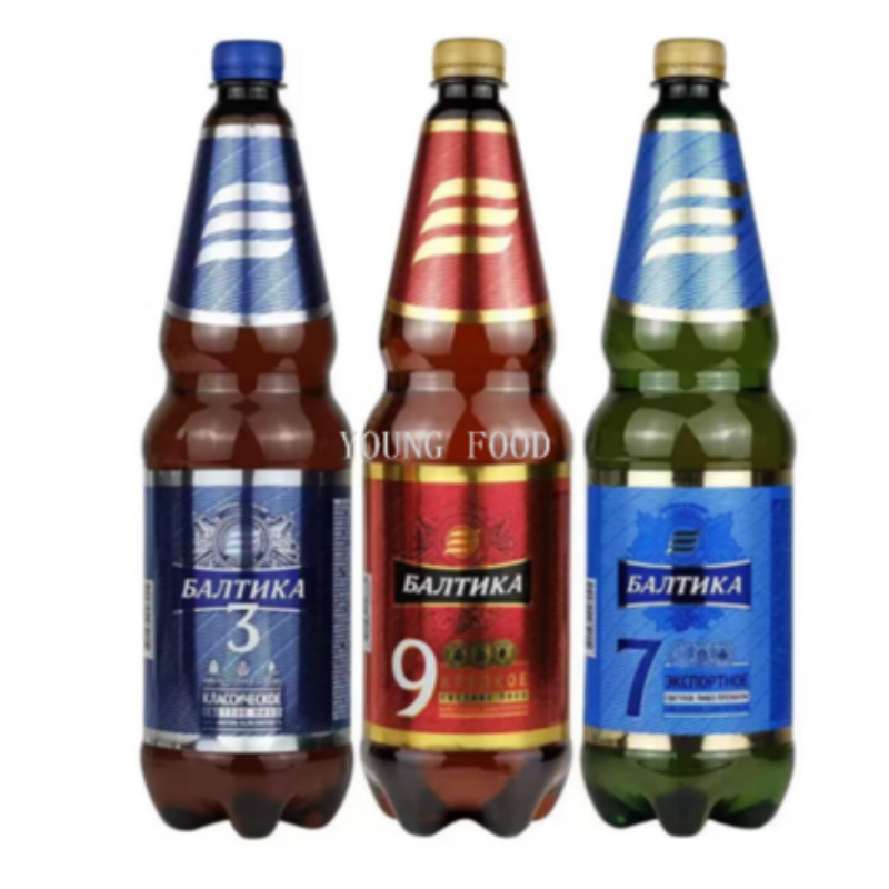 包邮批发！俄罗斯波罗的海3号古典啤酒1.3L白底实物图