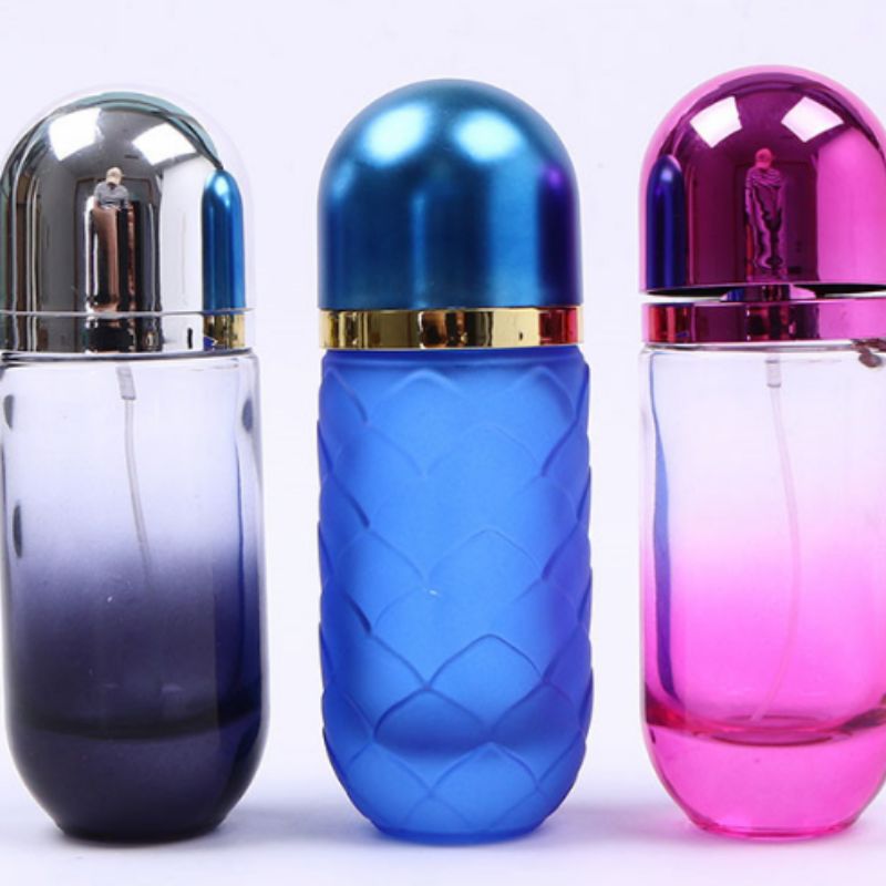 香水分装瓶玻璃高档装香水瓶小样空瓶子喷雾瓶补水便携旅行蓝色01
