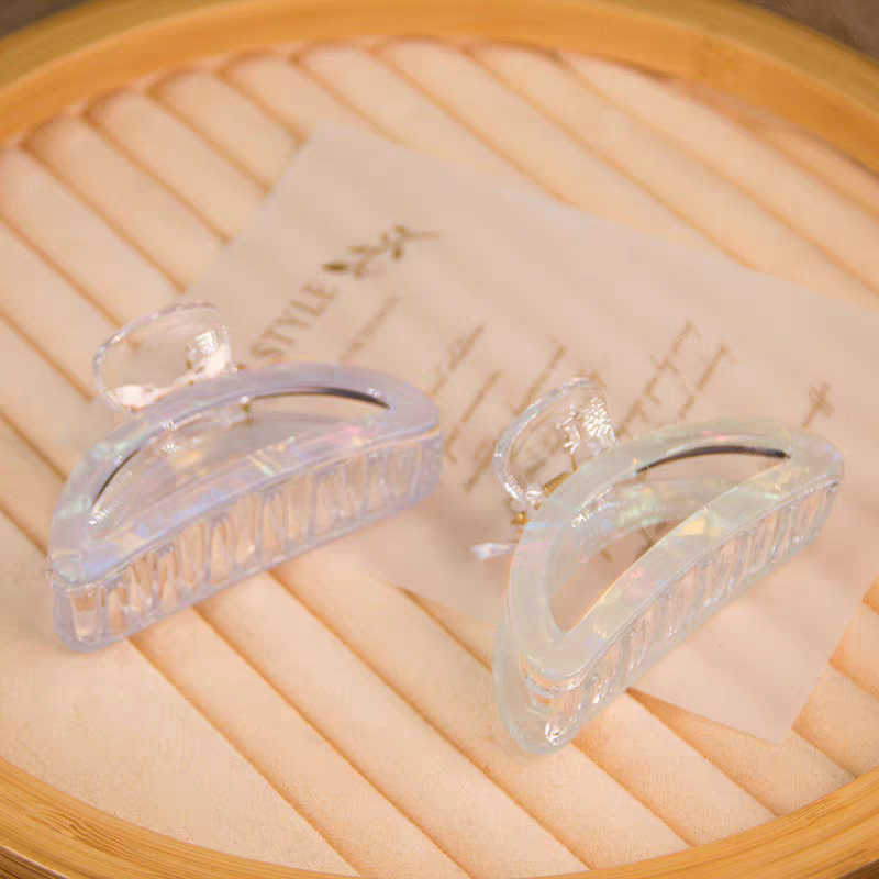 2024 New acrylic hairpin for women, high-end shark hairpin, small hairpin for the back of the head, small hair volume, hairpin and hair accessory Specification image