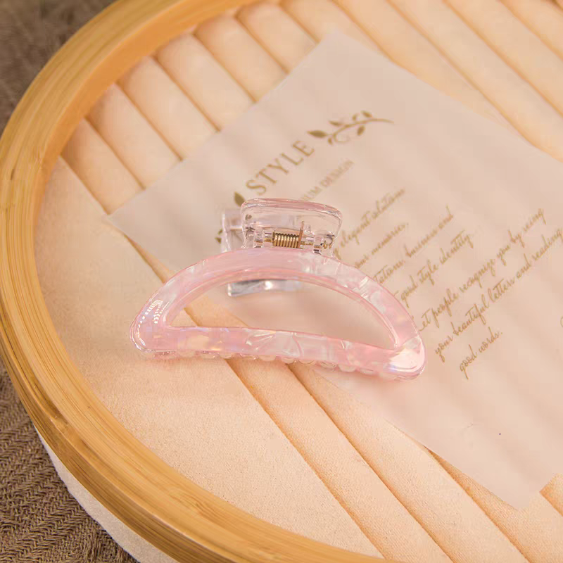 2024 New acrylic hairpin for women, high-end shark hairpin, small hairpin for the back of the head, small hair volume, hairpin and hair accessory Item Picture