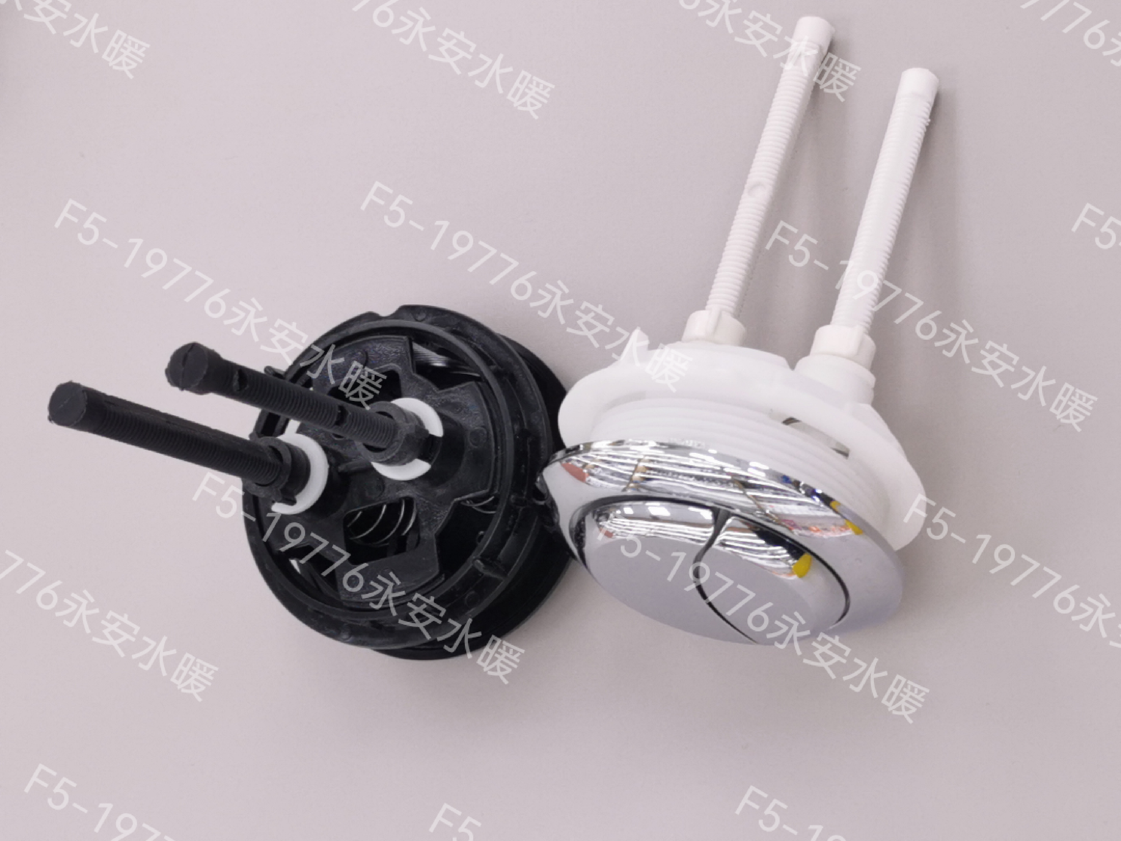 马桶水箱配件冲水按钮大面双按产品图