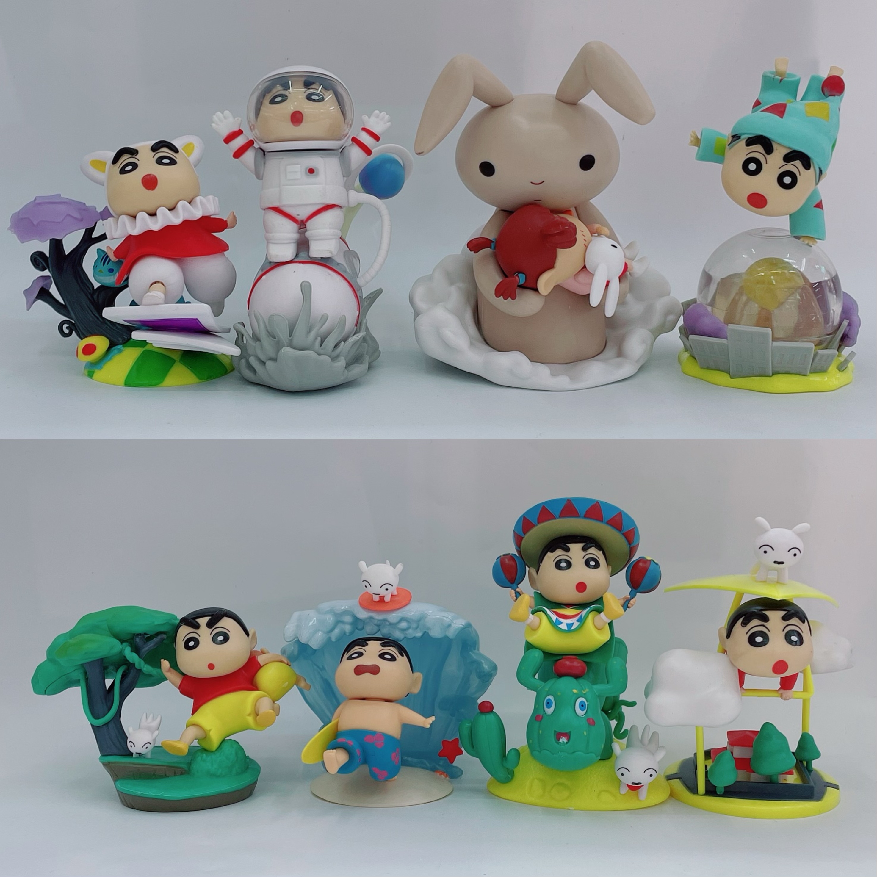 蜡笔小新经典场景系列盲盒 小新手办潮玩手办桌面摆件