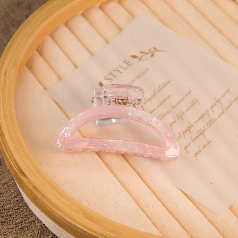 2024 New acrylic hairpin for women, high-end shark hairpin, small hairpin for the back of the head, small hair volume, hairpin and hair accessory detail image 6