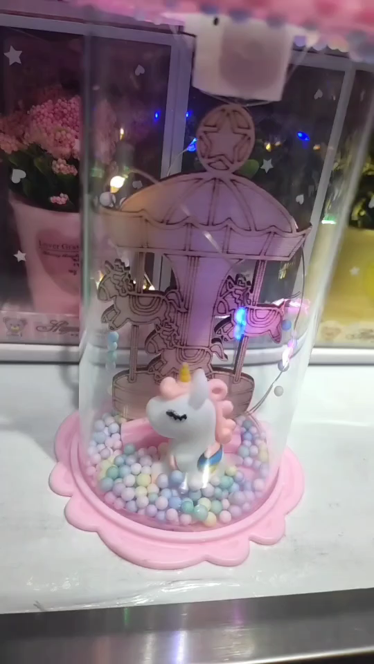 喜马拉雅盐手工玻璃制品 工艺品小玻璃瓶木头盖 水晶球礼品 独特玻璃工艺品 美观实用精致装饰品详情图2