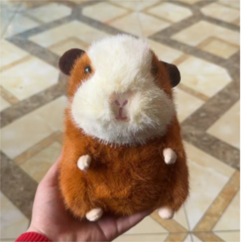 Muñeca de peluche boneca de fábrica muñeca de pelo recto muñeca de piel de hamster carcasa de muñeca de peluche