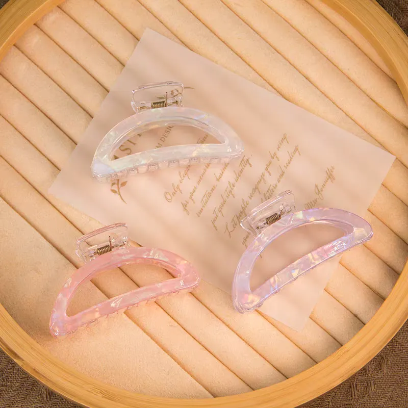 2024 New acrylic hairpin for women, high-end shark hairpin, small hairpin for the back of the head, small hair volume, hairpin and hair accessory detail image 3