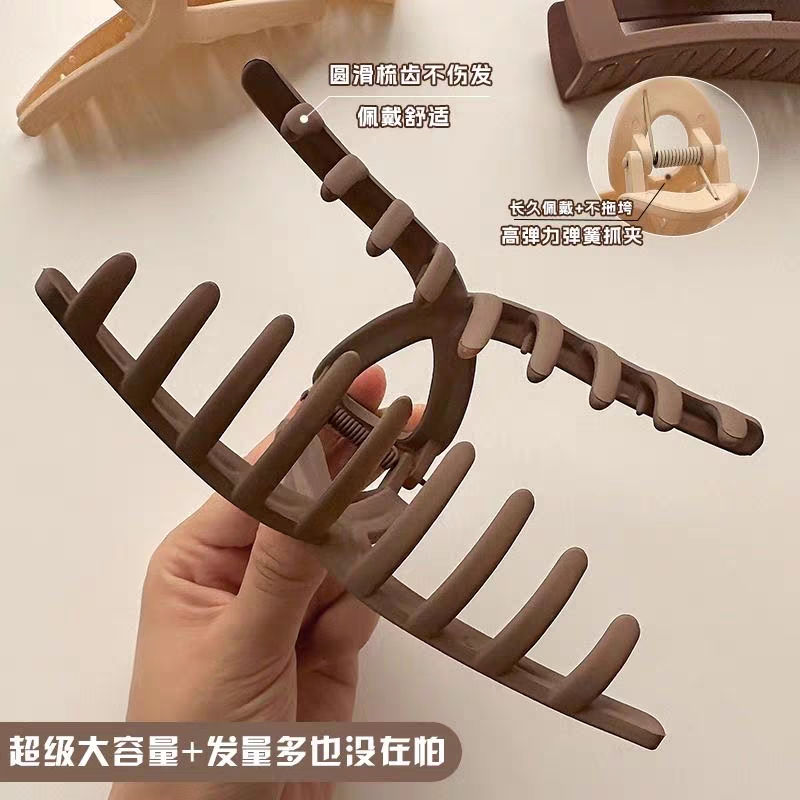 Clip para el cabello mujer gran tiburón clip clip clip para el cabello tarjeta premium sense hair grip hair clip headwear 2025 nuevos accesorios para el cabello detail image 2