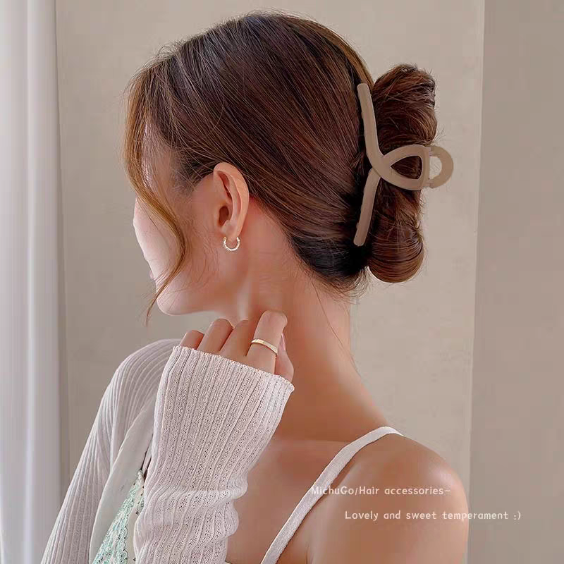 Clip para el cabello mujer gran tiburón clip clip clip para el cabello tarjeta premium sense hair grip hair clip headwear 2025 nuevos accesorios para el cabello detail image 3