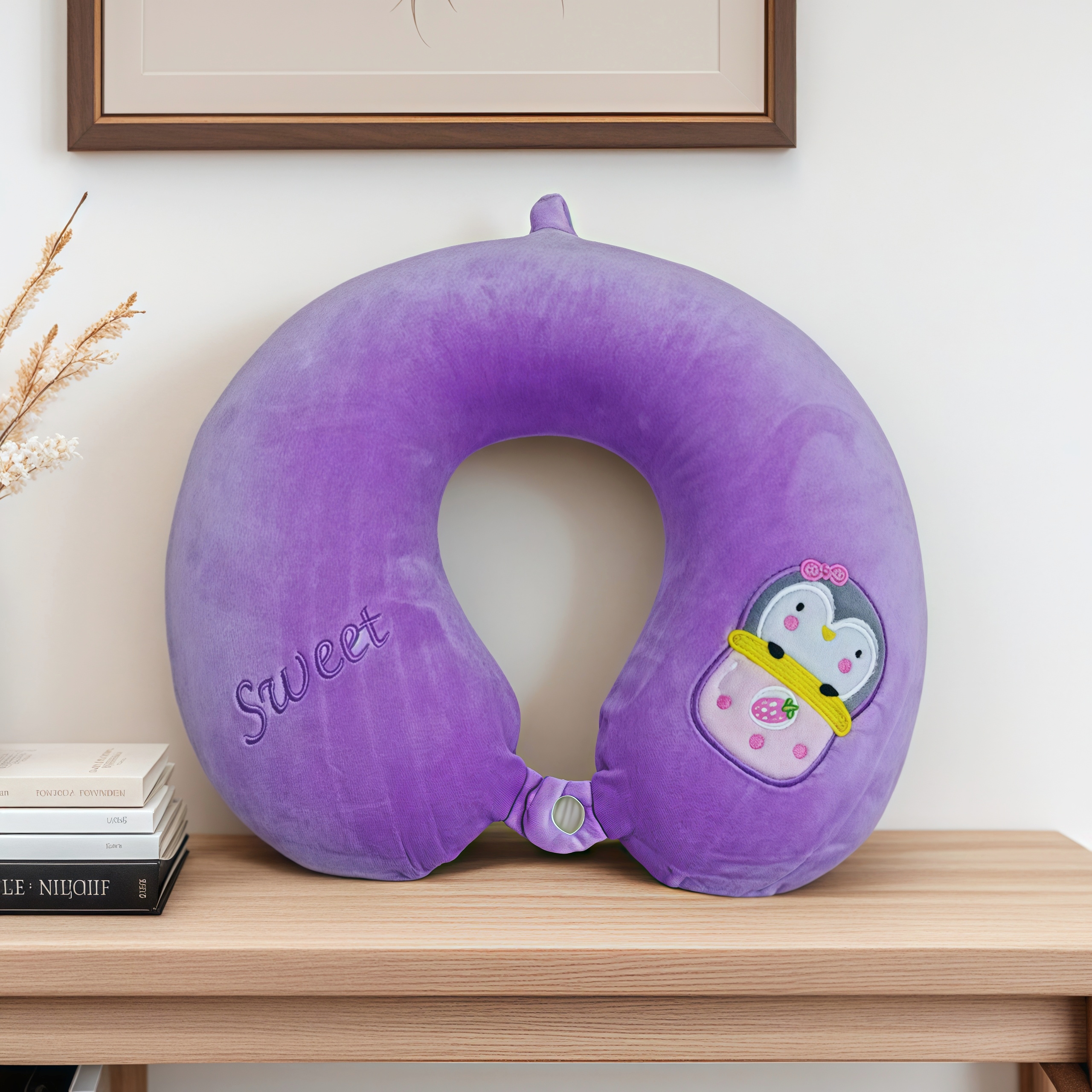 u型枕/充气枕头/颈枕/充气u型枕/护颈枕记忆棉细节图