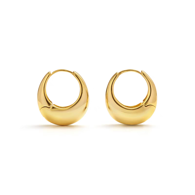 玫瑰金磨砂耳钉 高级感耳环 饰品女士耳饰 简约时尚耳环 精致耳饰品 玫瑰金色磨砂工艺耳钉