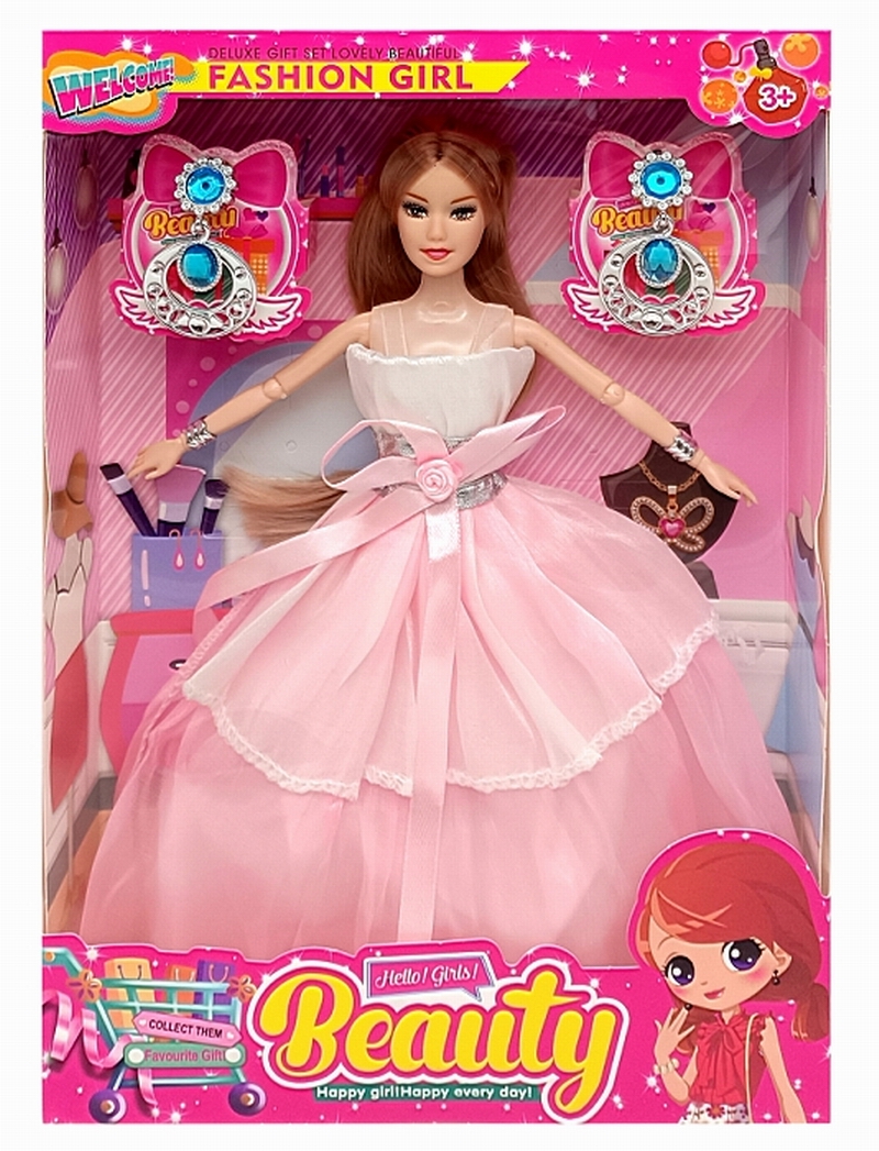 套装芭比娃换装装时尚美少女沙龙娃娃过家家礼物儿童玩具厂家批发