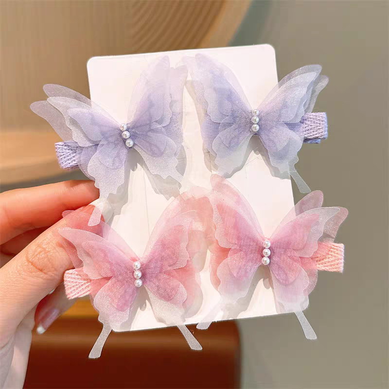 Satin bow clip for the back of the female head, fluffy and voluminous, ponytail clip, high-end and elegant hair clip Specification image