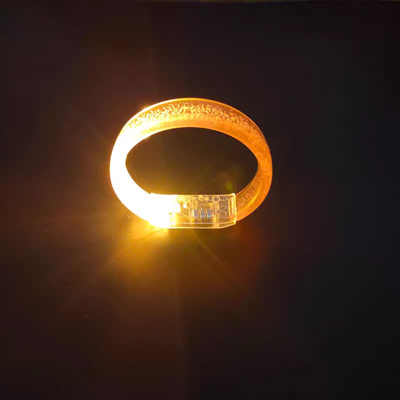 发光手环酒吧蹦迪校园KTV氛围道具演唱会应援手环LED手镯定制logo详情图5