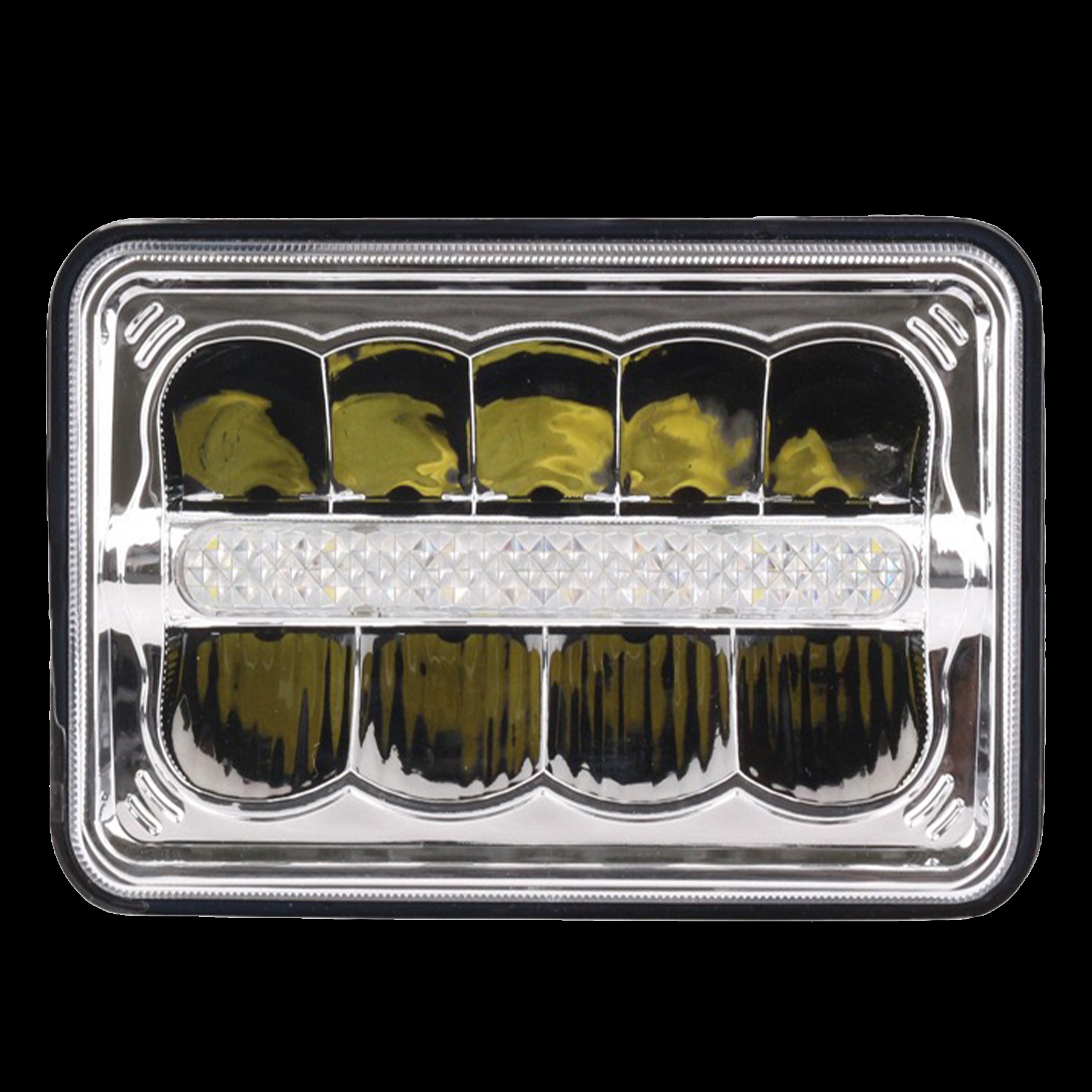 General dirt bike LED headlights 5-inch working light lens square headlights motorcycle working light Item Picture