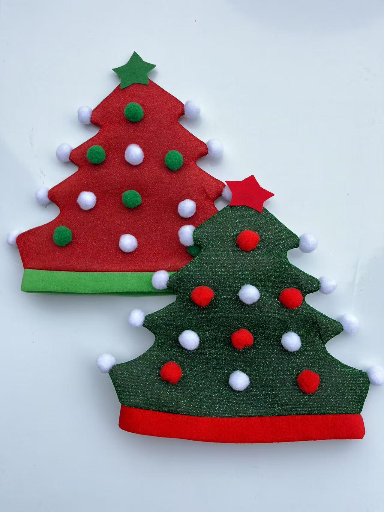 New Christmas tree hats, creative Christmas hats, holiday party fairy hats, wholesale Christmas hats