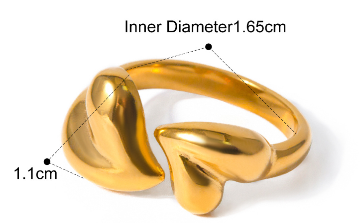 不锈钢戒指  ins流行 夸张时尚 款式多样 白底实物图