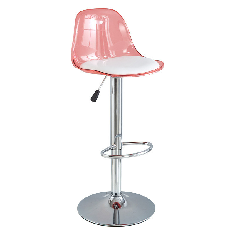 Modern and simple bar stools, cash register front desk adjustable backrest chairs, height-adjustable high bar stools, fashionable Item Picture
