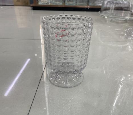 批发透明机压玻璃花瓶客厅餐桌家居摆件绿萝铜钱草水培花器笔筒化妆刷小首饰收纳盒