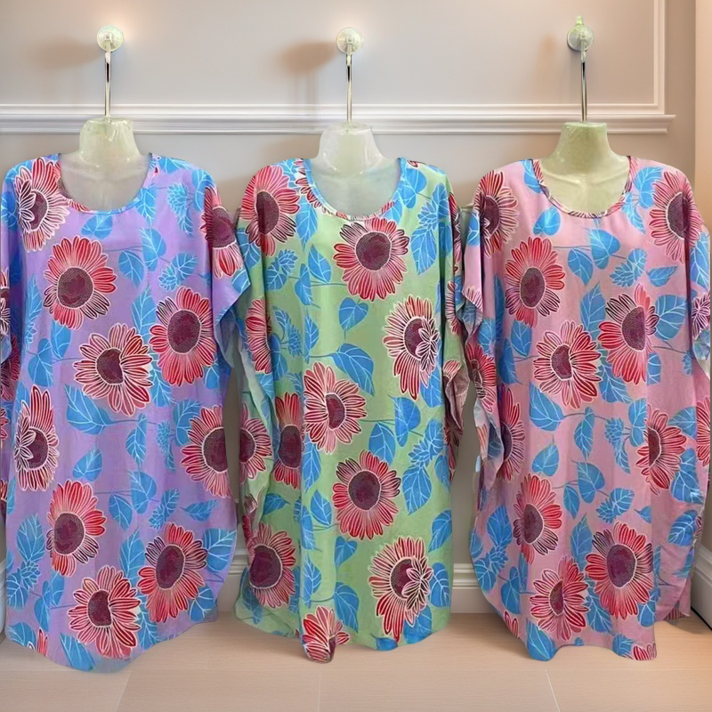 【三月新款】牛奶丝印花睡裙夏季超薄透气睡裙短袖休闲家居服女装热卖薄款家居服批发外贸跨境