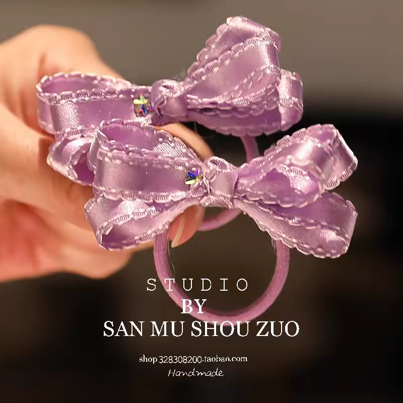 韩版女士拼接发饰头饰发圈发绳 简约时尚发饰品 头绳发圈日常配饰美发装饰品