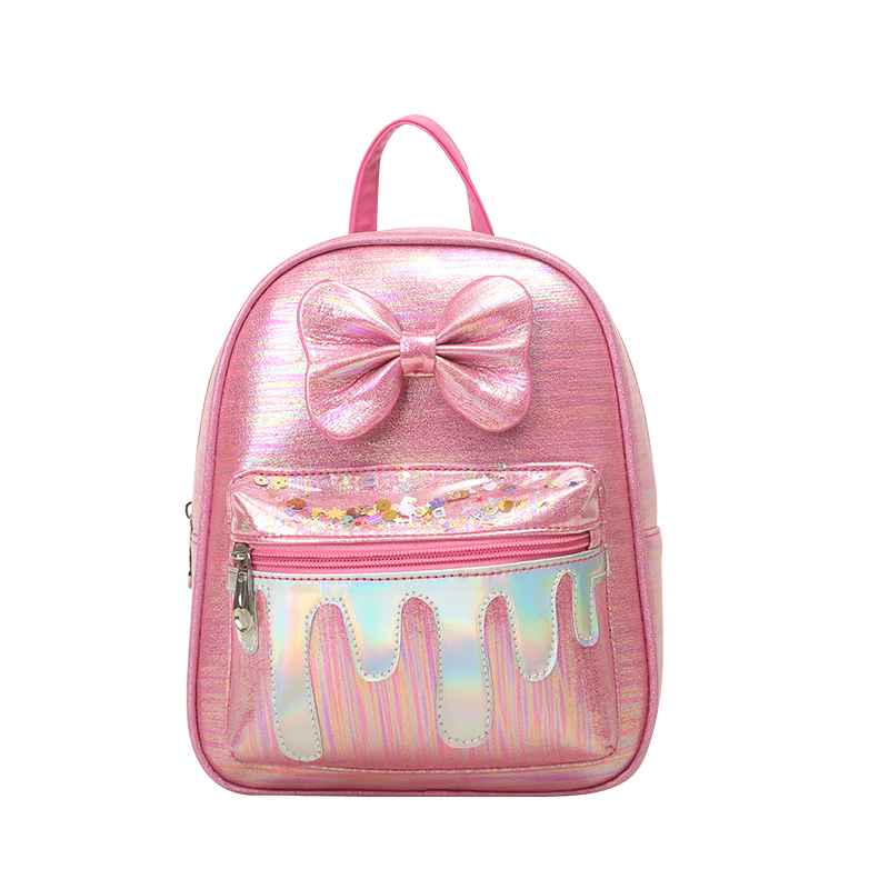 Cute big-tailed cat with bow ears, fashionable, casual, cute and fun, kindergarten princess girl backpack