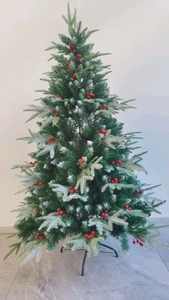 Christmas tree, pine needle tree, flocking tree, PE blend tree