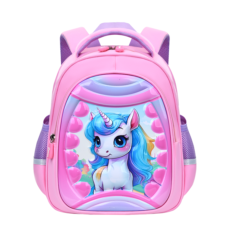 The Big-tailed cat colorful unicorn space astronaut series is a fashionable, trendy, cute and adorable schoolbag for boys and girls in kindergartens. It has a large capacity, multiple layers, is lightweight, waterproof, tear-resistant and wear-resistant. It is a perfect choice for outdoor travel and going out Item Picture