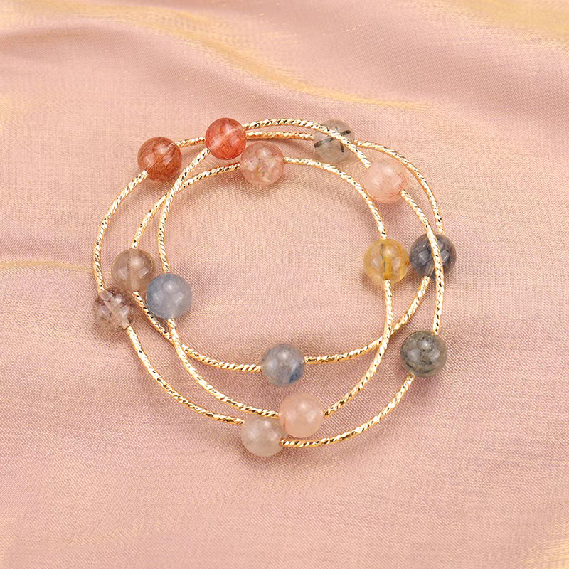 水晶手链饰品手串时尚手饰简约水晶首饰潮流百搭款