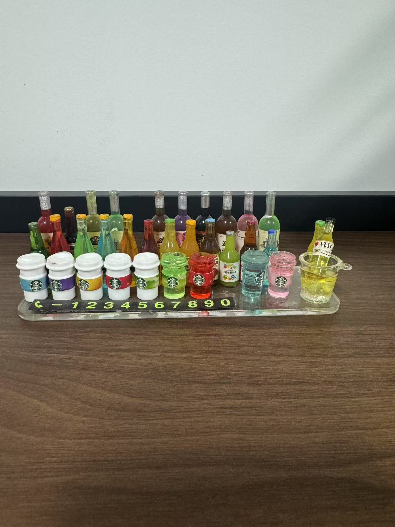 娃娃屋迷你仿真咖啡微景观diy桌面摆件