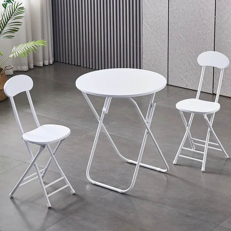 Portable outdoor stall square table, folding table, home dining table, simple 4-person dining table, small square table details Picture