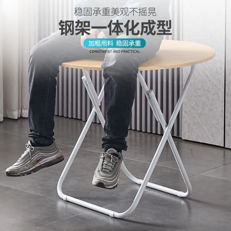 Portable outdoor stall square table, folding table, home dining table, simple 4-person dining table, small square table Application Scenario