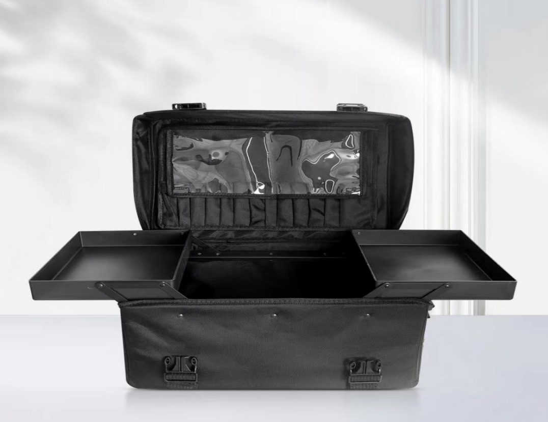 化妆包/面罩/化妆包女2021时尚/化妆包折叠挂钩/包包白底实物图