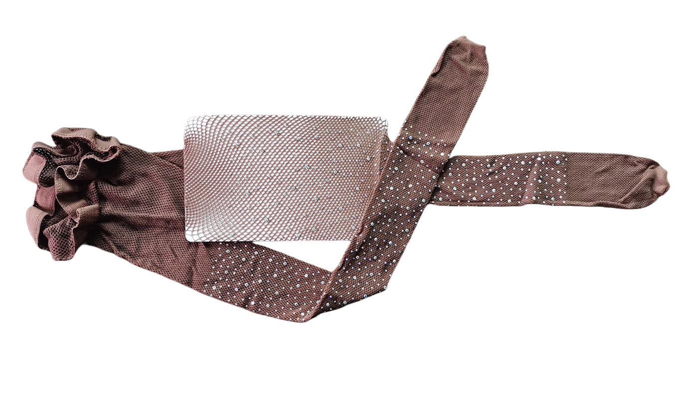Factory direct sales of brushed diamond net socks detail image 11