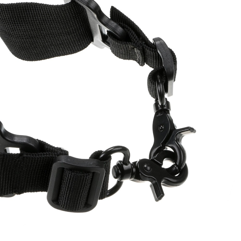 厂家直销户外战术15孔散弹带两点背带多功能绳子战术背带斜挎带详情图4