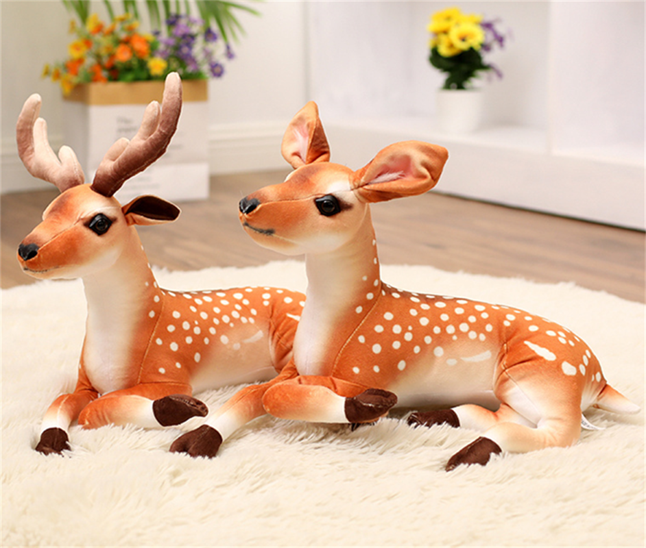 Toys, plush toys, doll factory, direct delivery of figurines, toys, simulated sika deer