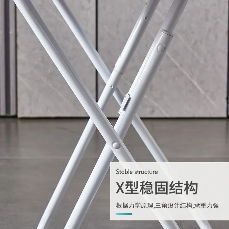 Portable outdoor stall square table, folding table, home dining table, simple 4-person dining table, small square table Specification image