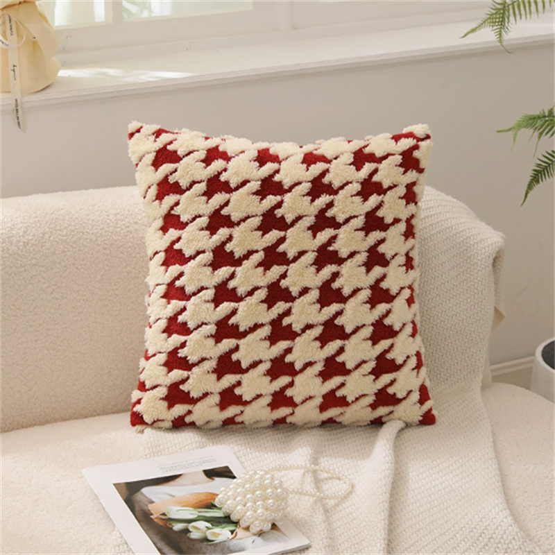 Factory direct sales of throw pillows, light luxury and versatile coreless plush pillowcases, custom-made short plush throw pillows Application Scenario